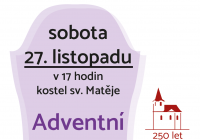 Pozvánka na Adventní koncert 2021